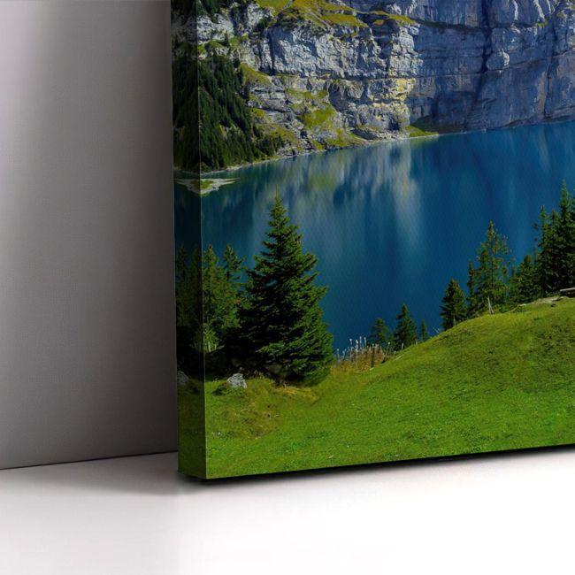 Canvas print, Cabin by the lake