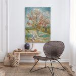 Canvas print Pink peach trees, Vincent van Gogh