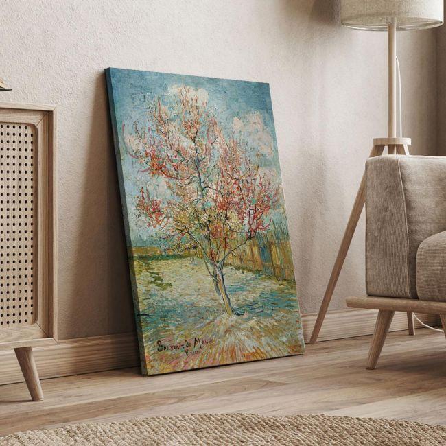 Canvas print Pink peach trees, Vincent van Gogh