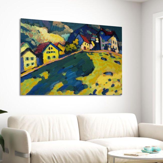 Πίνακας ζωγραφικής Houses at Murnau, Kandinsky W.