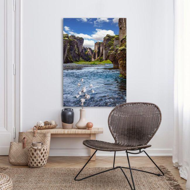 Canvas printThe cold water