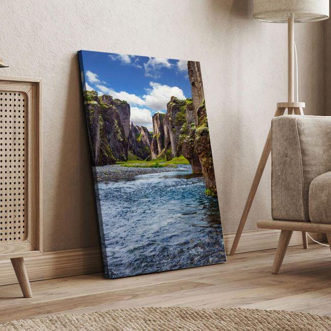 Canvas printThe cold water