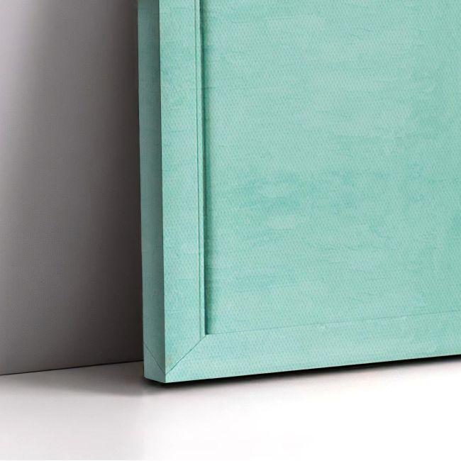 Πίνακας ζωγραφικής Behind turquoise cover