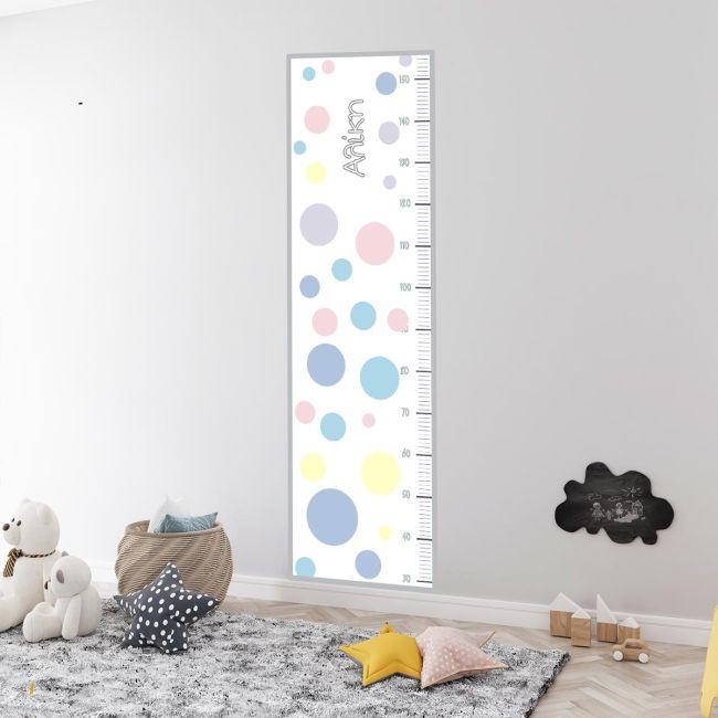 Wall stickers height measure Dots pal