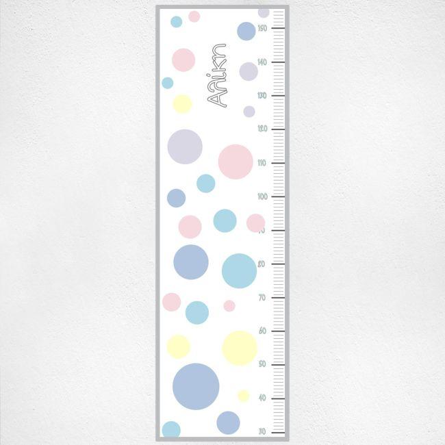 Wall stickers height measure Dots pal