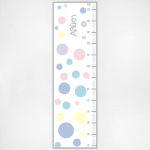 Wall stickers height measure Dots pal