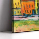 Canvas print Houses in Munich, Kandisky W.