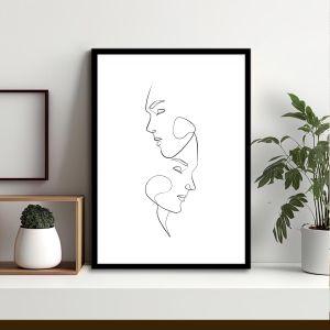 Passion line art VIII, poster