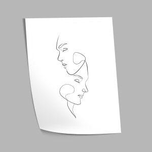 Passion line art VIII, αφίσα, κάδρο 2