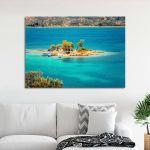 Canvas printSmall island in Aegean sea