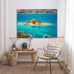Canvas printSmall island in Aegean sea