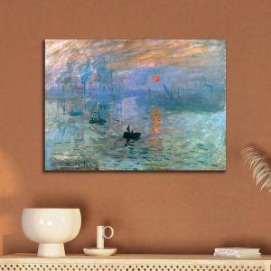 Canvas print Impression sunrise, Monet