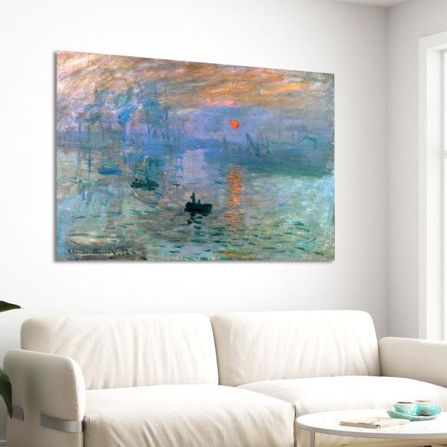 Πίνακας ζωγραφικής Impression sunrise, Monet