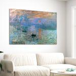 Πίνακας ζωγραφικής Impression sunrise, Monet