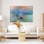 Πίνακας ζωγραφικής Impression sunrise, Monet