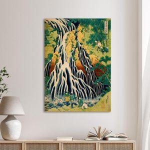 Canvas print Kirifuri waterfall at Mt.Kurokami, Hokusai K.