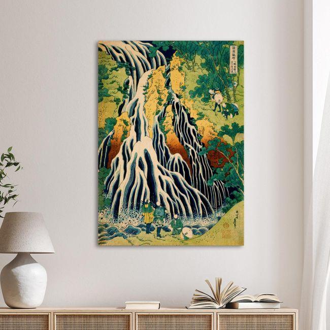 Canvas print Kirifuri waterfall at Mt.Kurokami, Hokusai K.