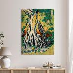 Canvas print Kirifuri waterfall at Mt.Kurokami, Hokusai K.