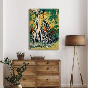 Canvas print Kirifuri waterfall at Mt.Kurokami Hokusai K. Framed canvas View 1 2