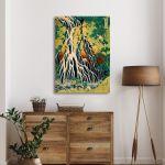 Canvas print Kirifuri waterfall at Mt.Kurokami, Hokusai K.
