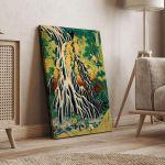 Canvas print Kirifuri waterfall at Mt.Kurokami, Hokusai K.