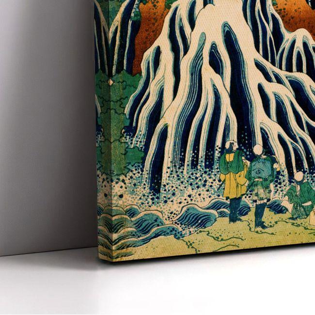 Canvas print Kirifuri waterfall at Mt.Kurokami, Hokusai K.