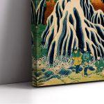 Canvas print Kirifuri waterfall at Mt.Kurokami, Hokusai K.