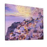Canvas printAmazing sunset, Santorini