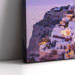 Canvas printAmazing sunset, Santorini