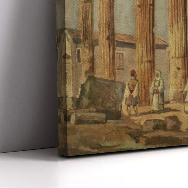 Canvas print West Propyla of the Roman market of Athens,, Tsokos Dionysios