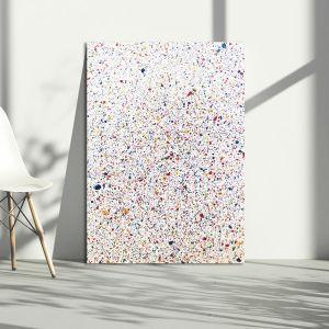 Canvas print Multiple splash painting