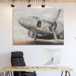 Canvas print Vintage airplane