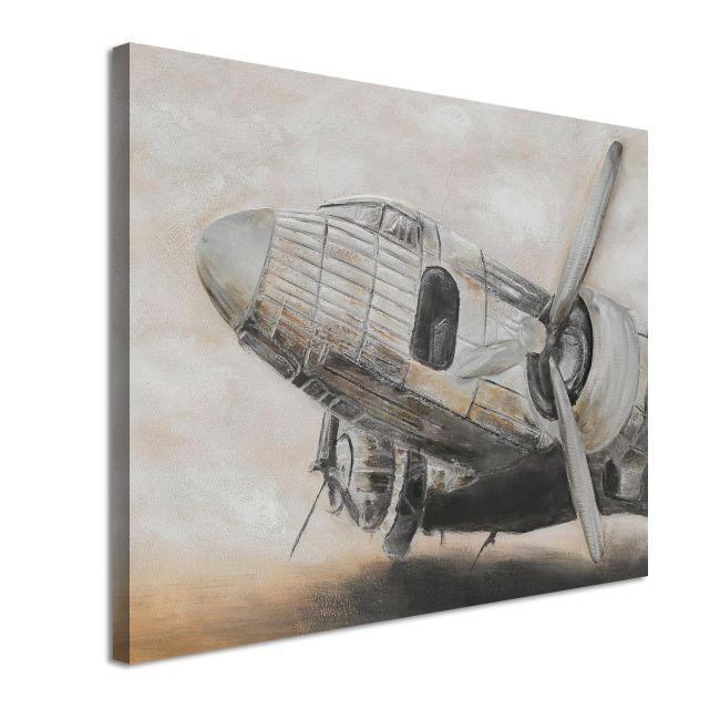 Πίνακας σε καμβά Vintage airplane