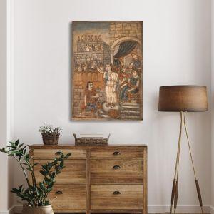 Canvas print Aretousa and Erotokritos Theophilos Framed canvas View 1 2