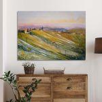 Πίνακας σε καμβά Αμπελώνας στη Τοσκάνη, Styrian Tuscany vineyard