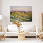 Canvas printStyrian Tuscany vineyard
