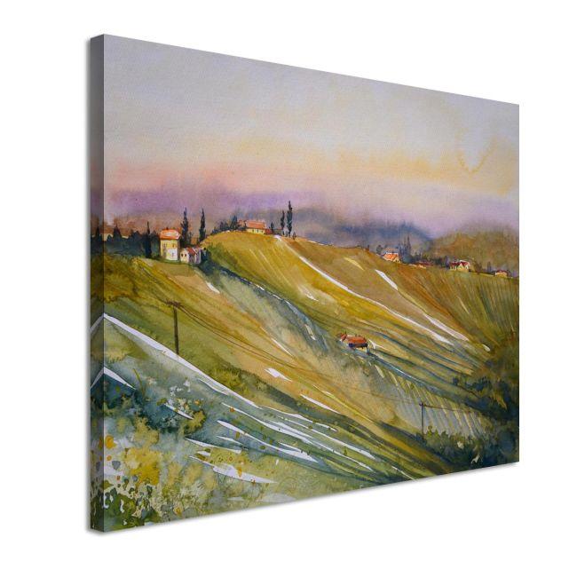 Canvas printStyrian Tuscany vineyard