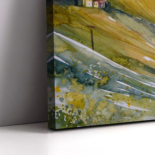 Canvas printStyrian Tuscany vineyard