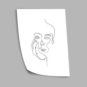 Eyes and figure XXII, αφίσα, κάδρο 2