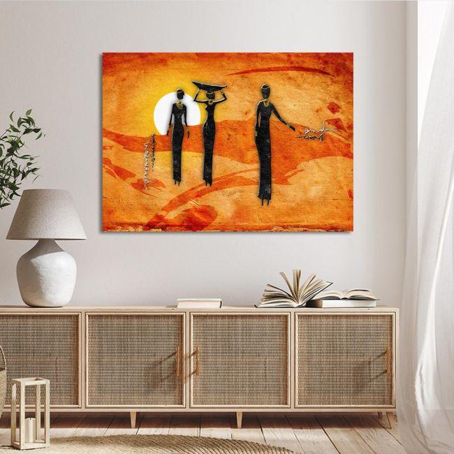 Canvas print African scene