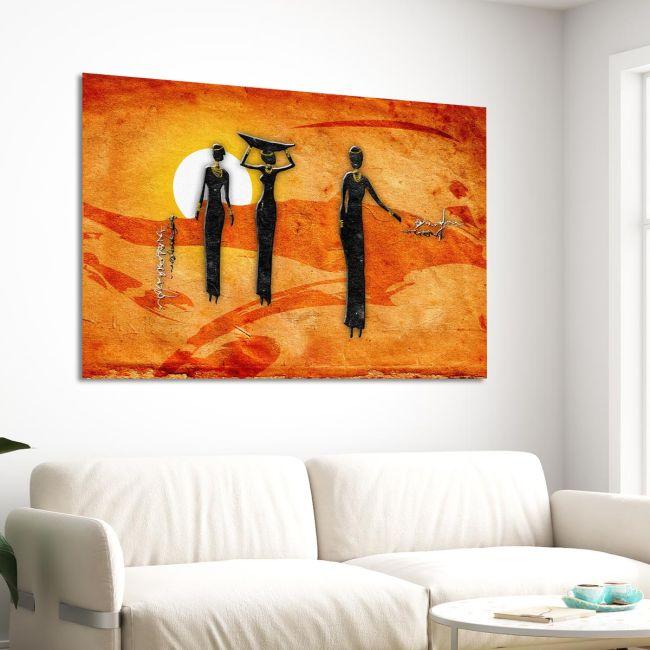 Canvas print African scene