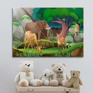 Kids canvas print Jungle