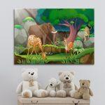 Kids canvas print Jungle