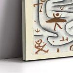 Canvas print Area of high spirits, Klee P.