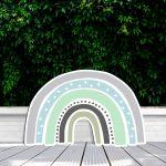 Ουράνιο τόξο nordic 3, ξύλινη φιγούρα εκτυπωμένη