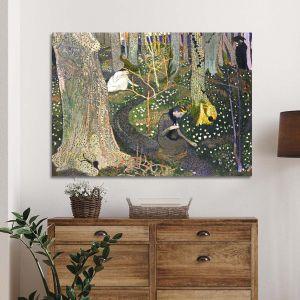 Canvas print April, the anemones, Maurice Denis