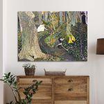 Canvas print April, the anemones, Maurice Denis