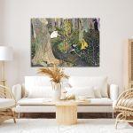 Canvas print April, the anemones, Maurice Denis