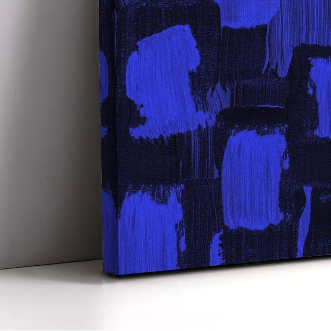 Canvas print A set of brushes (blue)