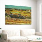 Canvas print Harvest at la Crau, Vincent van Gogh